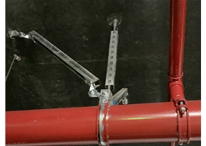 煙臺(tái)萬象匯實(shí)景案例-水管抗震支架